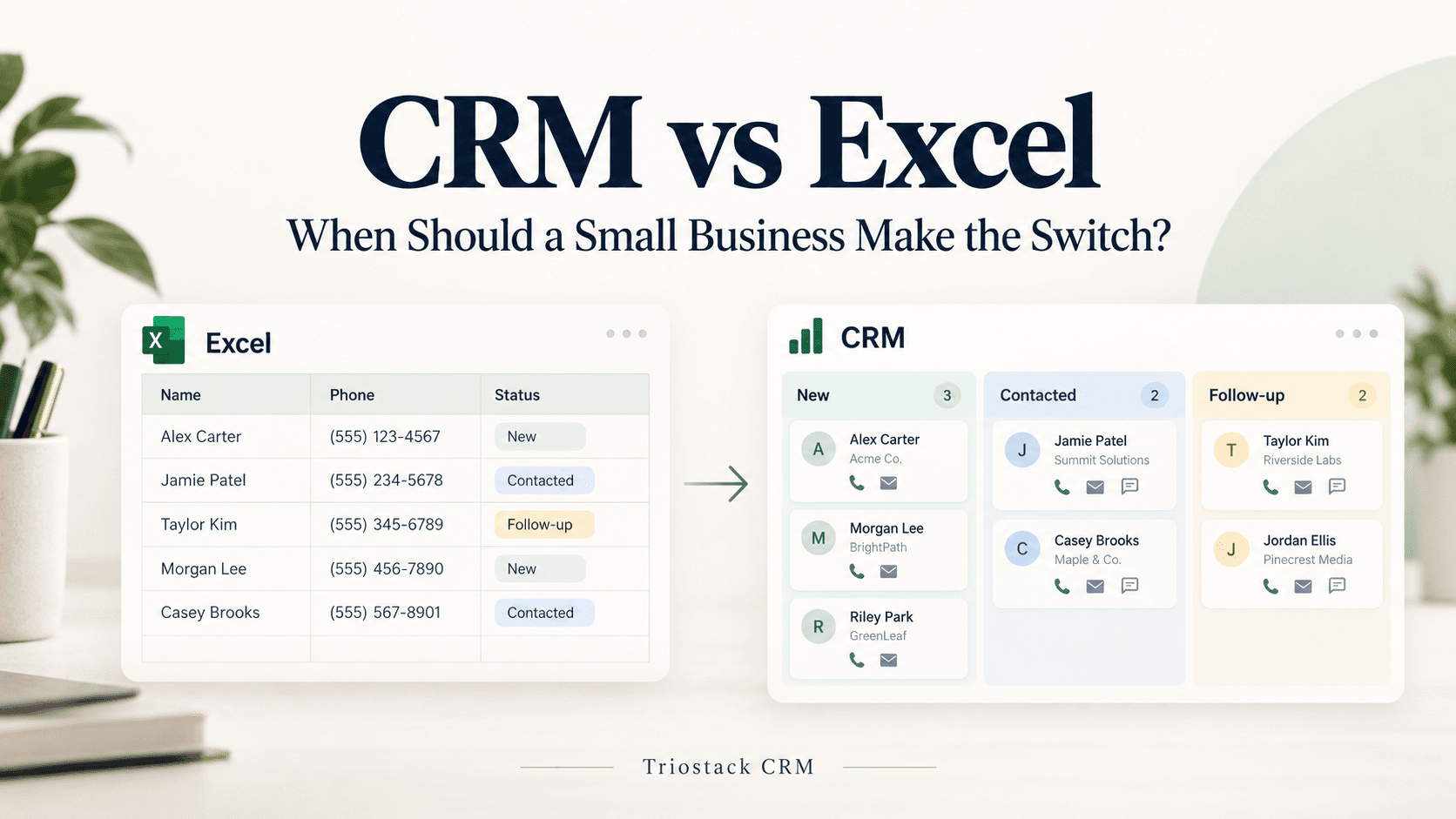 CRM vs Excel: When Should a Small Business Make the Switch?